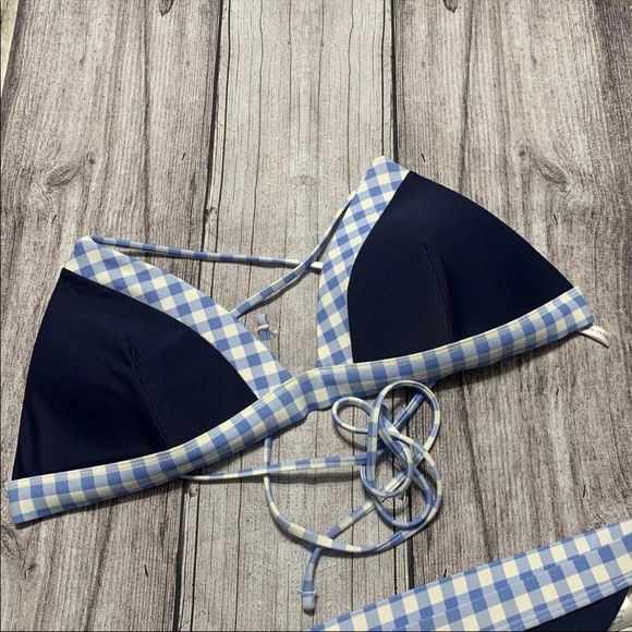 NWT 2Pc Southern Tide Oceanside Gingham Bikini Set - Picture 9 of 10